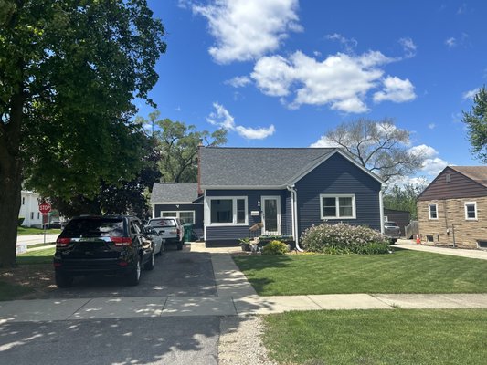 Replaced the roof, gutters, downspouts, and fascia on this home!