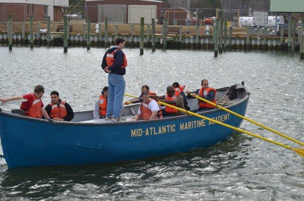 Lifeboat training