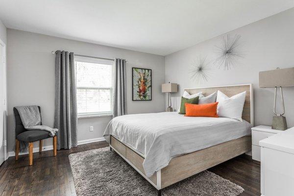 Bedroom View - Recently Renovated - Jamestown Apts