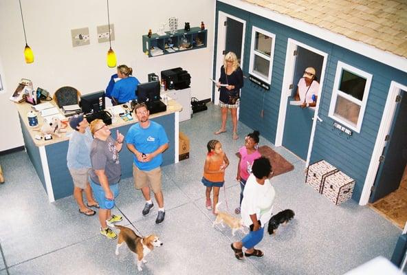 Our lobby is always clean, inviting and ready to welcome new friends!