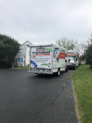 The enterprising gentleman that runs the place also runs a uhaul rental.