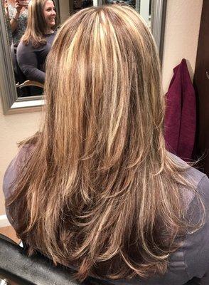 Another fabulous cut and color by Kim