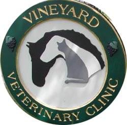 Vineyard Veterinary Clinic sign