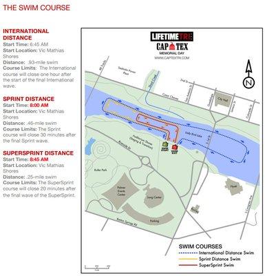 2017 swim course