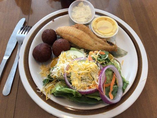 Lunch at The Garden Spot in Plymouth, NC was nice.