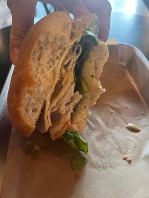 Turkey ciabatta