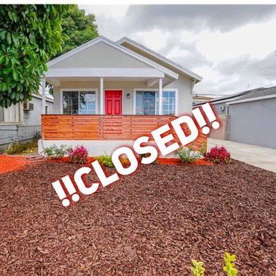 Congratulations to my sellers The Nhan's for a successfully closing on their property.