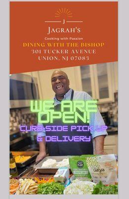 We're open! Pick up & Delivery available