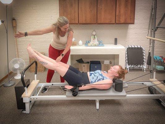 Mellisa Vekic training proper Pilates technique