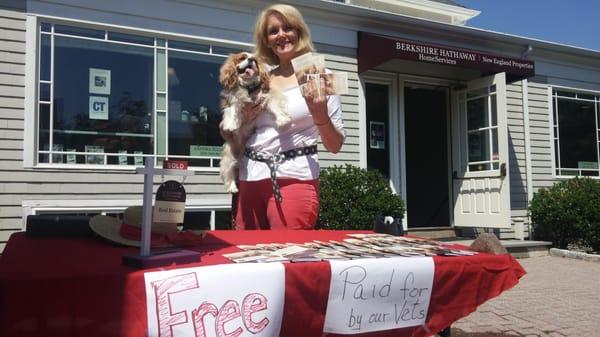 At the Ridgefield Memorial Day parade, 2015.