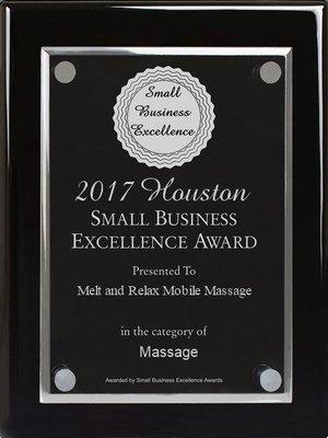 2017 Small Business Excellence Award!!