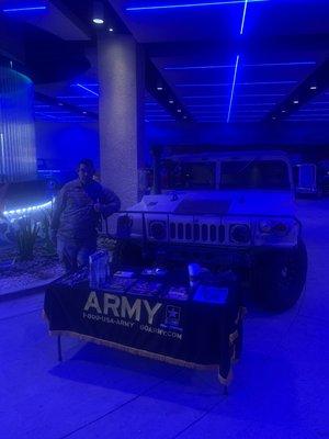 Brought a Humvee out to the car show in Anaheim!