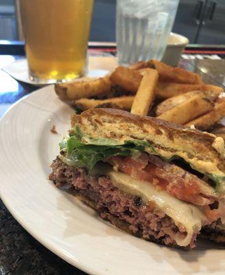 Black Lake Burger with French Fries upgrade