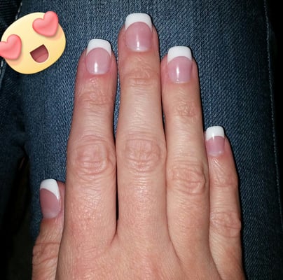 Full set pink and whites by Kimmie.