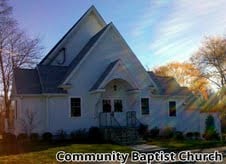 Community Baptist Church in Weymouth, Ma. This is a photo I took in the fall of 2010 I think.