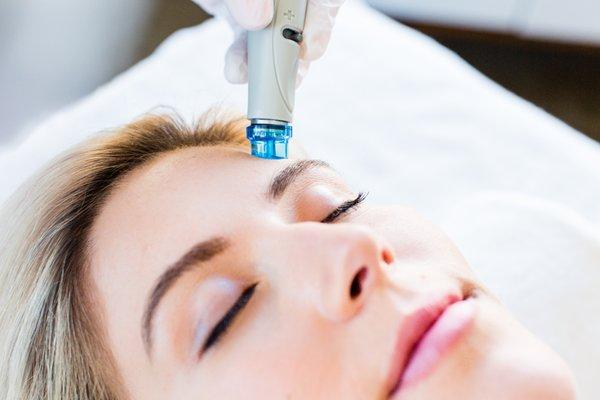 The hydrafacial does it all! Exfoliates, hydrates, and replenishes your skin.