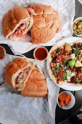 Tortas and tacos