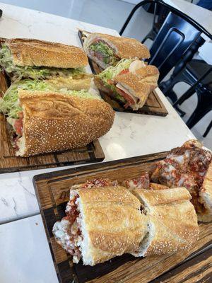 Meatball sub, California cheesesteak, Italian