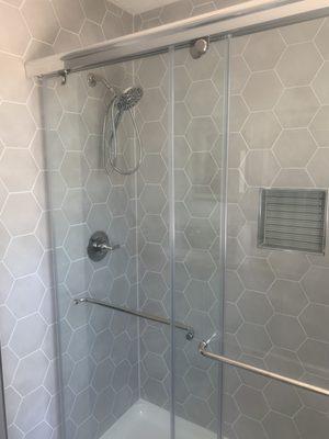 walk in shower