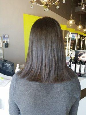 Thermal Reconditioning. Permanent Hair Straightning.