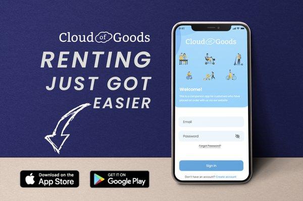 We've got news for you Atlanta!

The Cloud of Goods consumer app is now available for download on ios and Android.