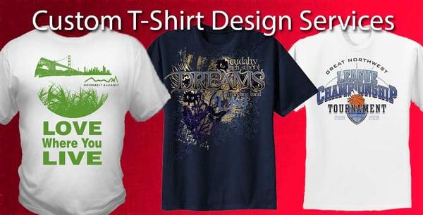 We can design a T-shirt for your business, team of event!