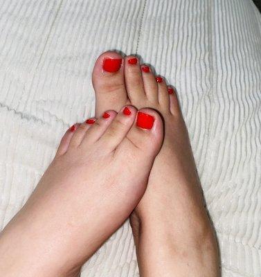 Gel pedicure