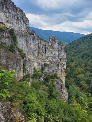 Sample view during the climb