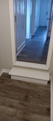 Flooring, custom step