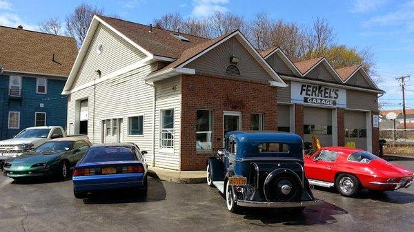 Spring day at the shop.