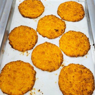 Sweet corn patties (Arepas de choclo)