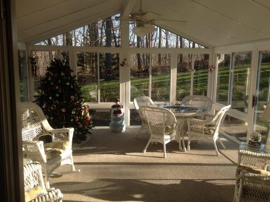 Celebrate the Holidays in your Beautiful Sunroom!