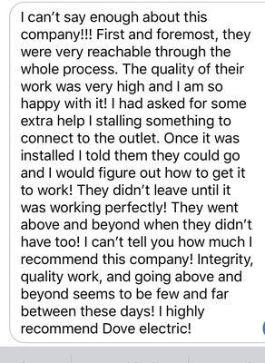 See photo! This company is the best!!!