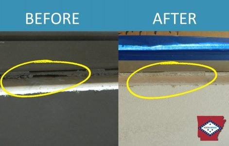 Before & after AeroBarrier