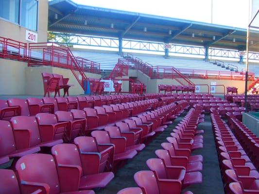 Seating at Cougar Field