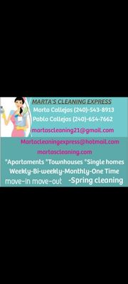 Marta's Cleaning Express