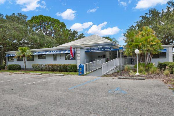 Entrance to Michael Saunders & Company's Plantation / West Villages / Wellen Park Office. Venice Florida Real Estate, Homes, Condos & Lots.