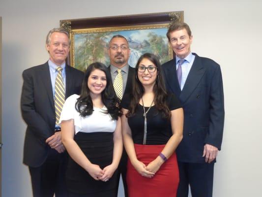 David L. Hood, Sergio R. Mesa, C. Reuben Goude
 Crystal Lopez, Karla Rodriguez, and Elizabeth Garcia (not pictured)