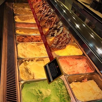 Vast array of ice cream options