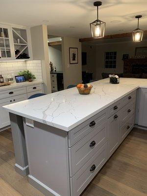 Kitchen island and bar