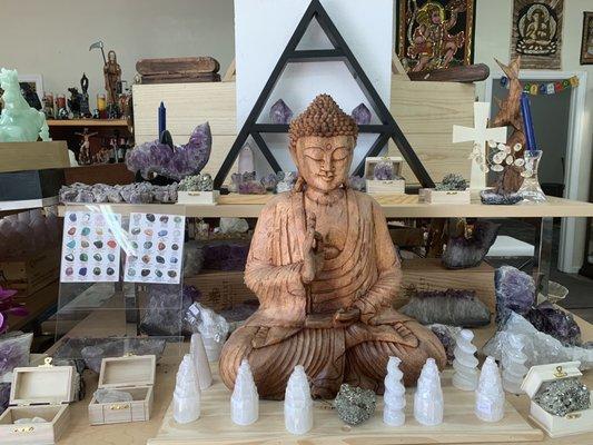 As promised, I came back. Bought more crystal towers and other goodies.  More pictures. Definitely a cool metaphysical store.