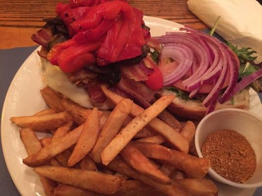 The Build your own burger- is huge