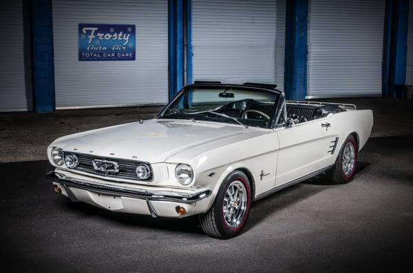 1966 Mustang we restored for a happy customer