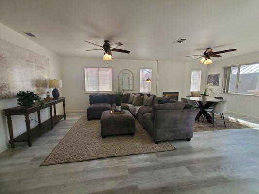 Family room, Discovery Bay, California