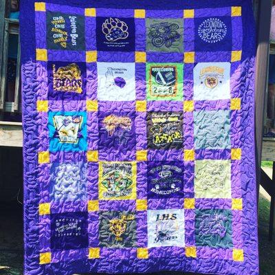 Queen Size T-Shirt Quilt