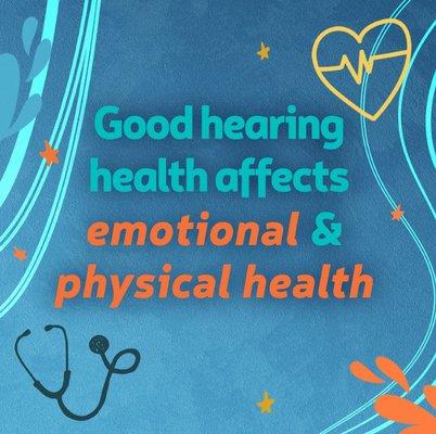 Be good to yourself! Get your Hearing checked at no cost to you.