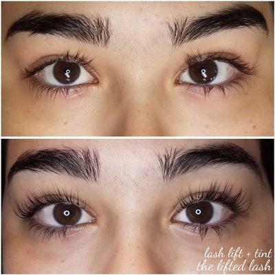 Lash lift + tint