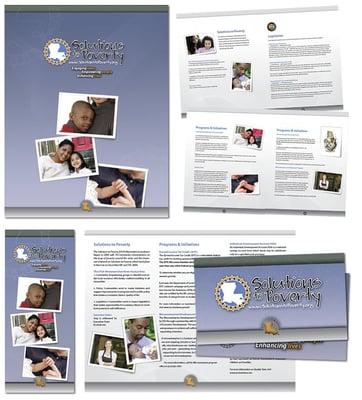 Collateral design for the Louisiana Department of Social Services. Included: brochures, direct mail, email campaign and website design.