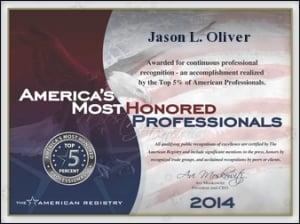 2014- America's Most Honored Legal Professionals