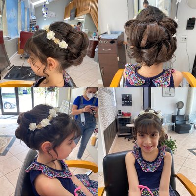 Updo at Coco nail Spa